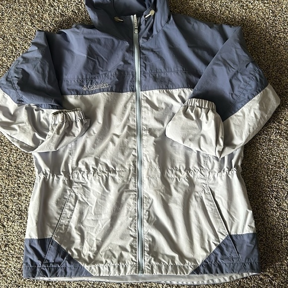 5/$25 Columbia Women’s Sportswear lightweight two tone blue jacket size Large - Picture 2 of 13